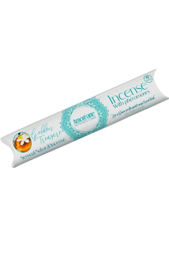 AMOREANE - GOLDEN TREASURE INCENSE WITH PHEROMONES JASMINE AROMA