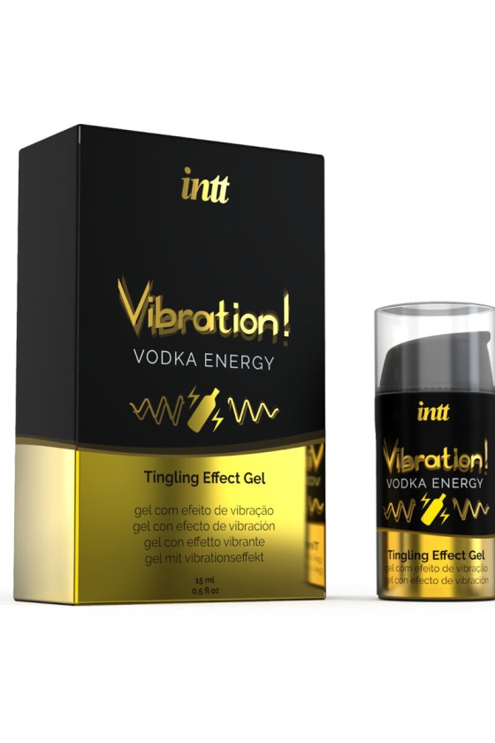 INTT - PODEROSO ESTIMULANTE ÍNTIMO GEL VIBRATÓRIO LÍQUIDO VODKA 15ML