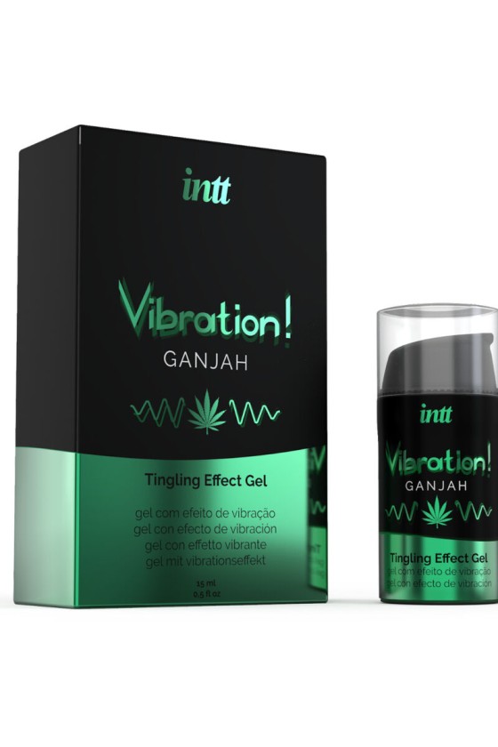 INTT - POTENTE GEL VIBRADOR LÍQUIDO ESTIMULANTE ÍNTIMO CANNABIS 15ML