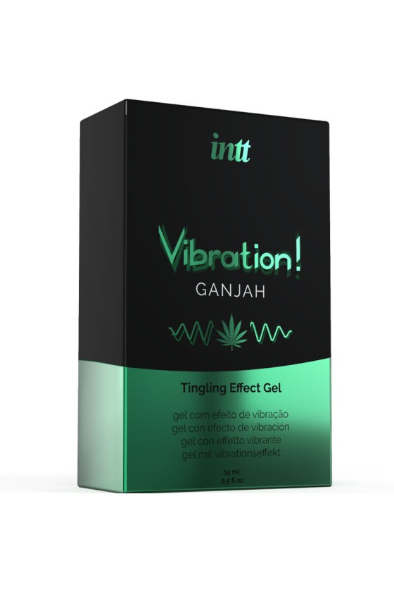 INTT - POTENTE GEL VIBRADOR LÍQUIDO ESTIMULANTE ÍNTIMO CANNABIS 15ML