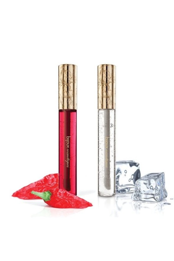 BIJOUX - PACK DUO GLOSS FOR HOT  COLD NIPPLE