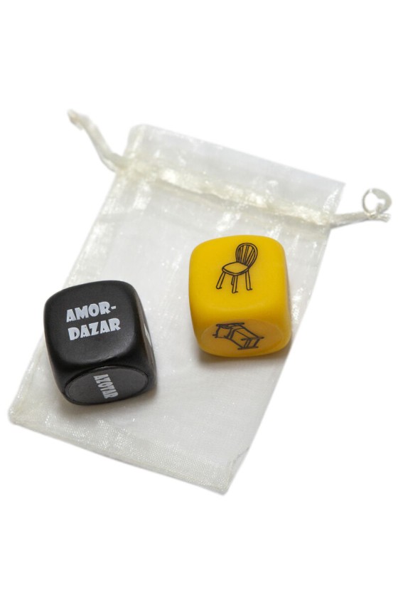 DIABLO PICANTE - SPIELTASCHE MIT SADO-WÜRFEL 3 MM x 3 MM + ITEM-WÜRFEL