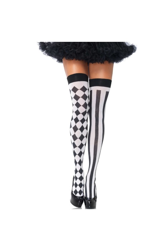 LEG AVENUE - BLACK/WHITE...