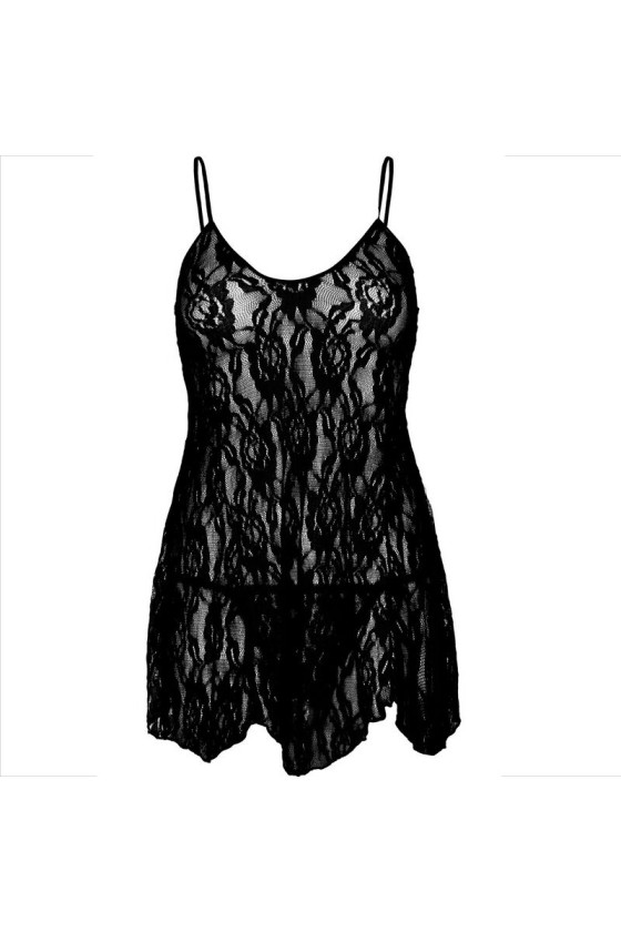 LEG AVENUE - CHEMISE FLOWER LACE