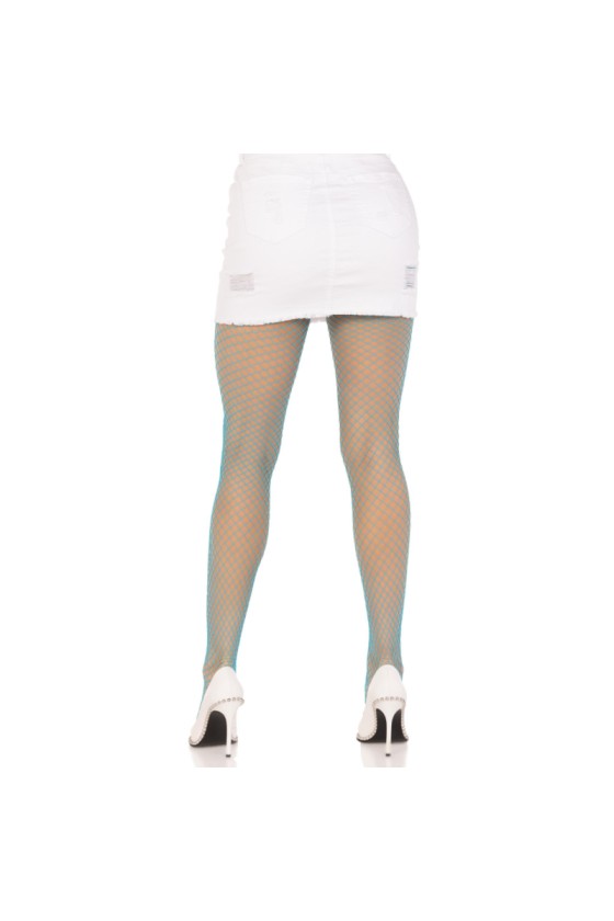 LEG AVENUE - LYCRA FISHNNET PANTYHOSE BLUE