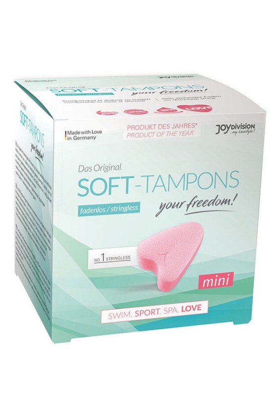 JOYDIVISION SOFT-TAMPONS - ORIGINAL SOFT-TAMPONS MINI 3 UDS