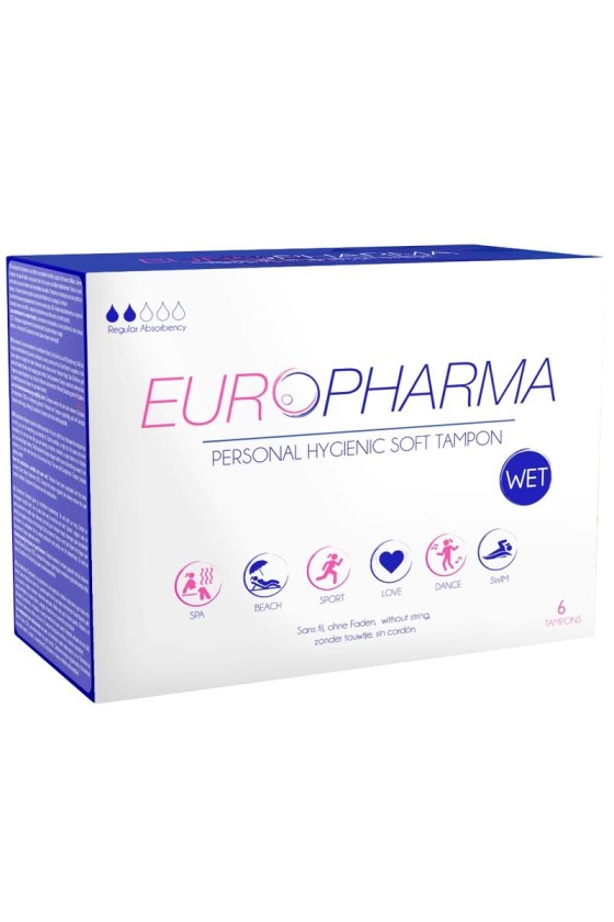 EUROPHARMA - 活动卫生棉条 6 件