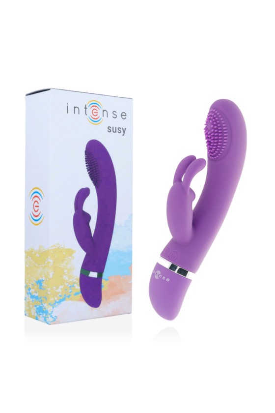 INTENSE - VIBRADOR OSCILANTE SUSY SILICON RABBIT LILA