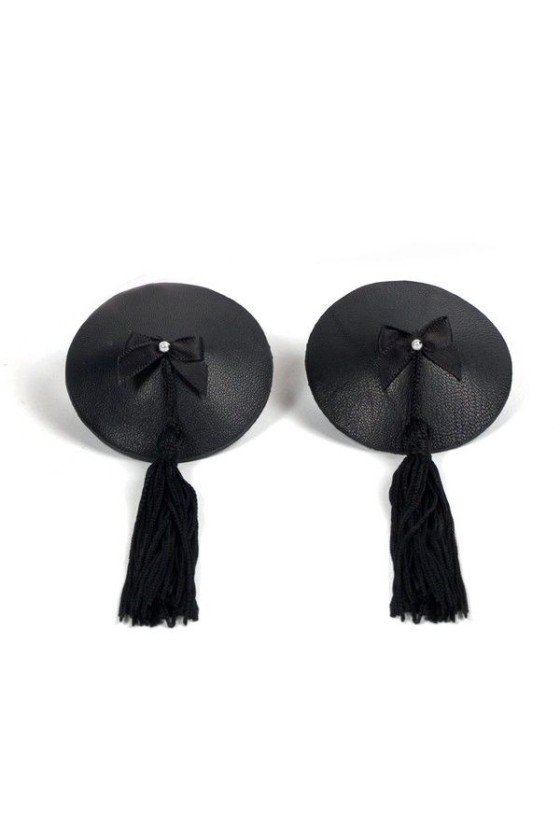 BIJOUX - BURLESQUE BLACK NIPPLE COVERS