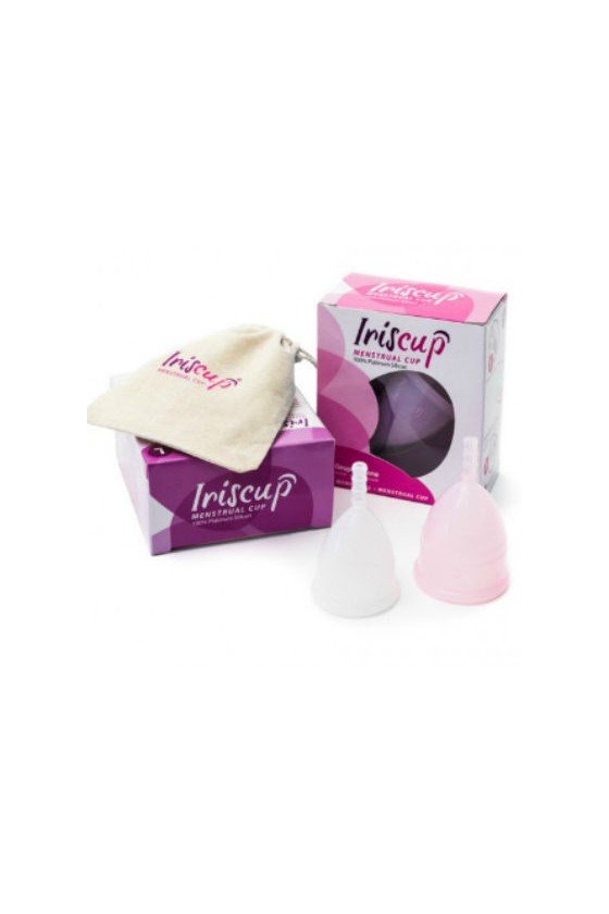 IRISCUP - SMALL PINK MONTH CUP A + FREE STERILIZER BAG