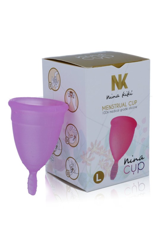 NINA KIKÍ - COPA MENSTRUAL MORADA TALLA L