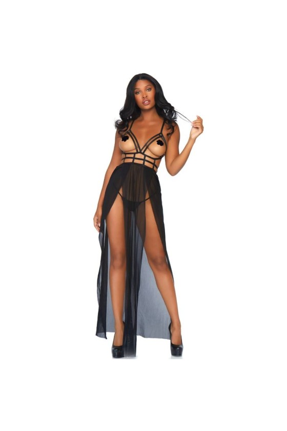 LEG AVENUE - ROBE MAXI CAGE...