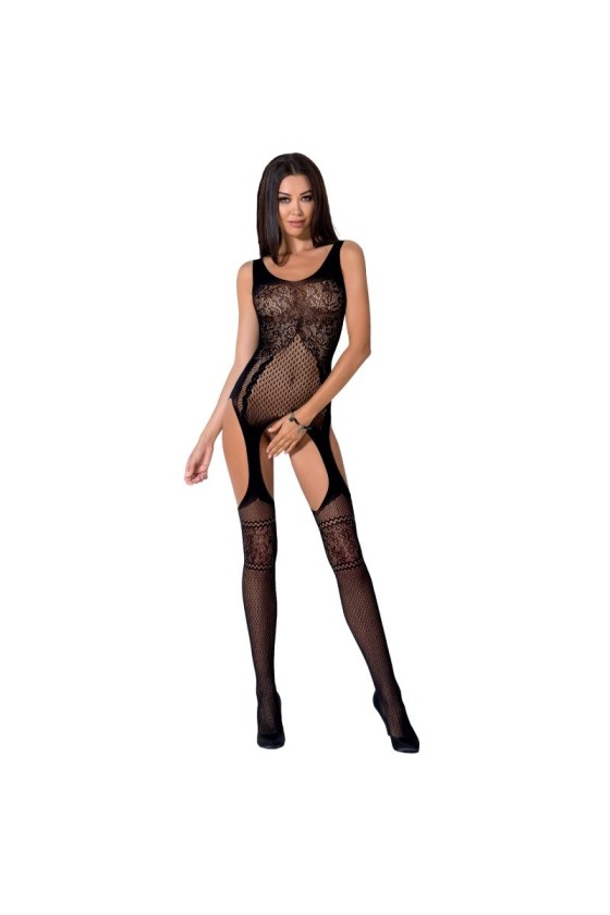 PASSION - WOMAN BS061 BLACK BODYSTOCKING ONE SIZE