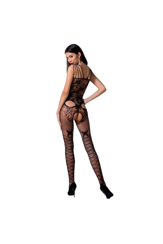 PASSION WOMAN BS076 BODYSTOCKING - PRETO TAMANHO ÚNICO