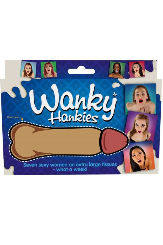 SPENCER  FLEETWOOD - WANKY HANKIES 7 EXTRA GROßE DAMENTASCHENTÜCHER