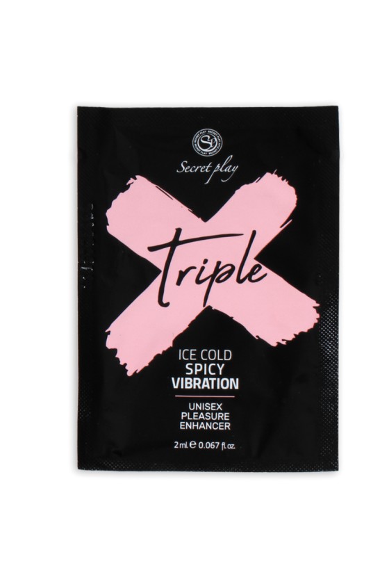 SECRETPLAY - UNIDOSE TRIPLE X INTENSIFICATEUR DE PLAISIR