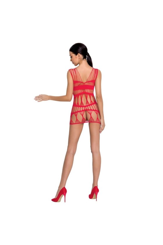 PASSION - BODYSTOCKING MUJER BS089 ROJO TALLA ÚNICA