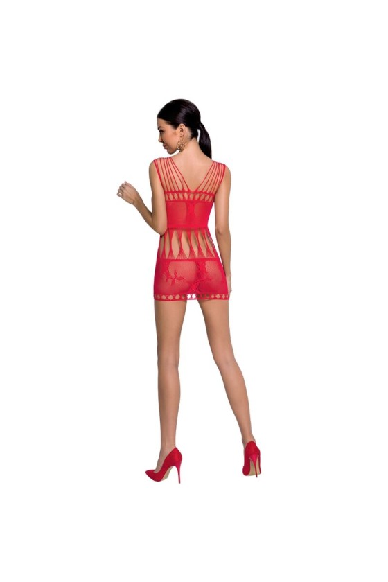 PASSION - BODYSTOCKING MUJER BS090 ROJO TALLA ÚNICA