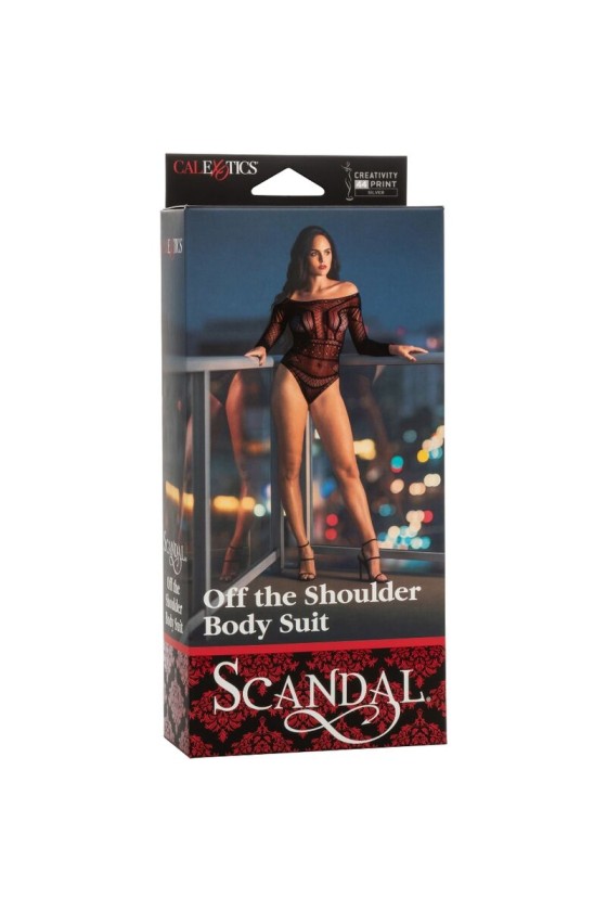 CALIFORNIA EXOTICS - SCANDAL SHOULDER BODY SUIT ONE SIZE