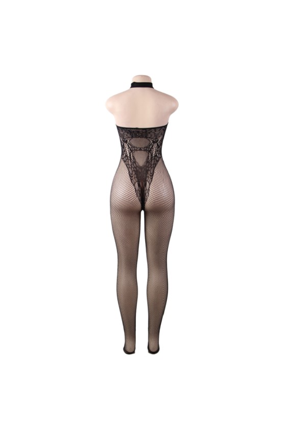 QUEEN LINGERIE - BARE BACK BODYSTOCKING S/L