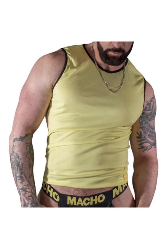 T-SHIRT MACHO JAUNE S/M