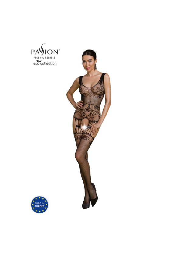 PAIXÃO - COLEÇÃO ECO BODYSTOCKING ECO BS009 PRETO