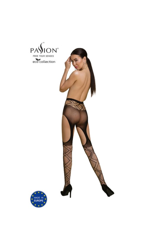 PASSION - ECO COLLECTION BODYSTOCKING ECO S005 BLACK