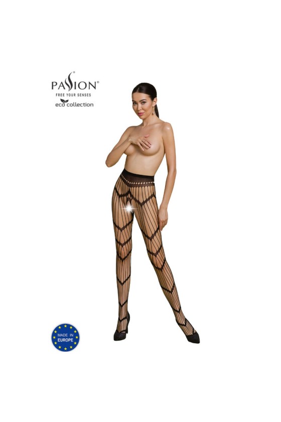 PAIXÃO - COLEÇÃO ECO BODYSTOCKING ECO S006 PRETO