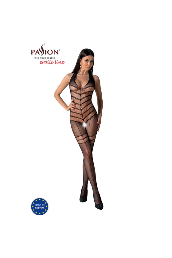 PASSIONE - BODYSTOCKING BS100 NERO TAGLIA UNICA