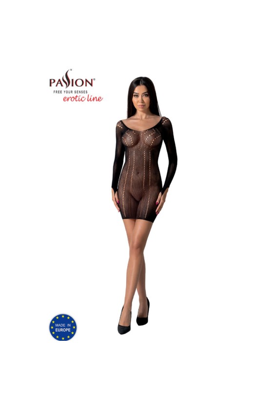 PASSION - BS101 BODYSTOCKING BLACK ONE SIZE