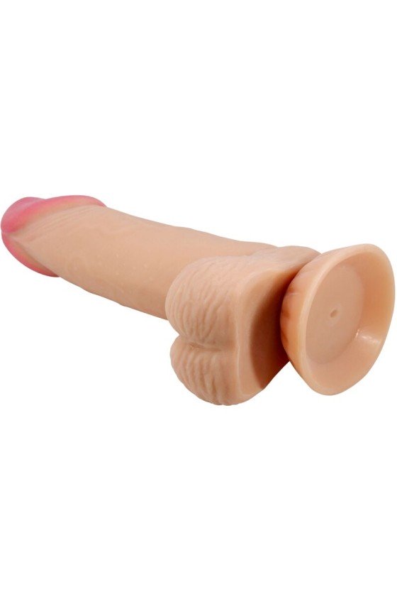 PRETTY LOVE - SLIDING SKIN SERIES REALISTIC DILDO WITH SLIDING SKIN SUCTION CUP 19.4 CM