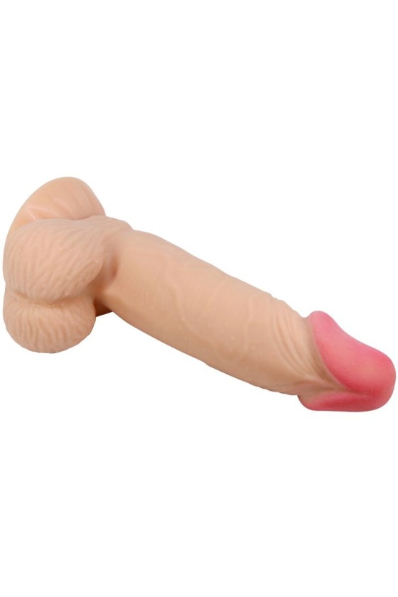 PRETTY LOVE - SLIDING SKIN SERIES REALISTIC DILDO WITH SLIDING SKIN SUCTION CUP 19.4 CM