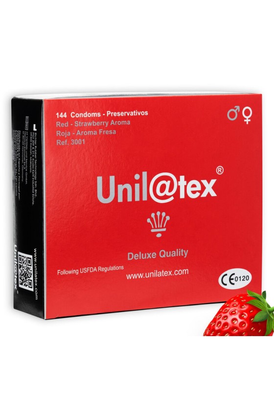 UNILATEX - RED / STRAWBERRY PRESERVATIVES 144 UNITS