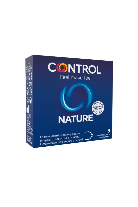 CONTROL - PRESERVATIVI ADAPTA NATURE 3 UNITÀ