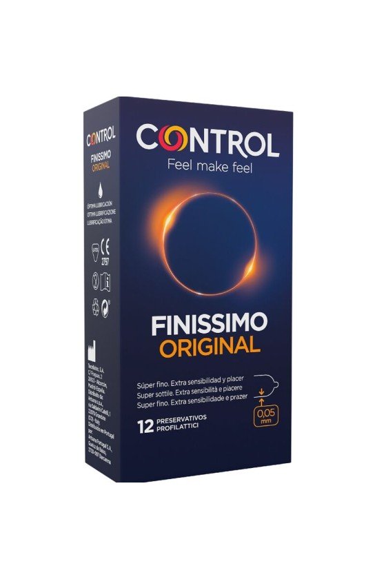 CONTROL - CONDONES FINISSIMO 12 UNIDADES