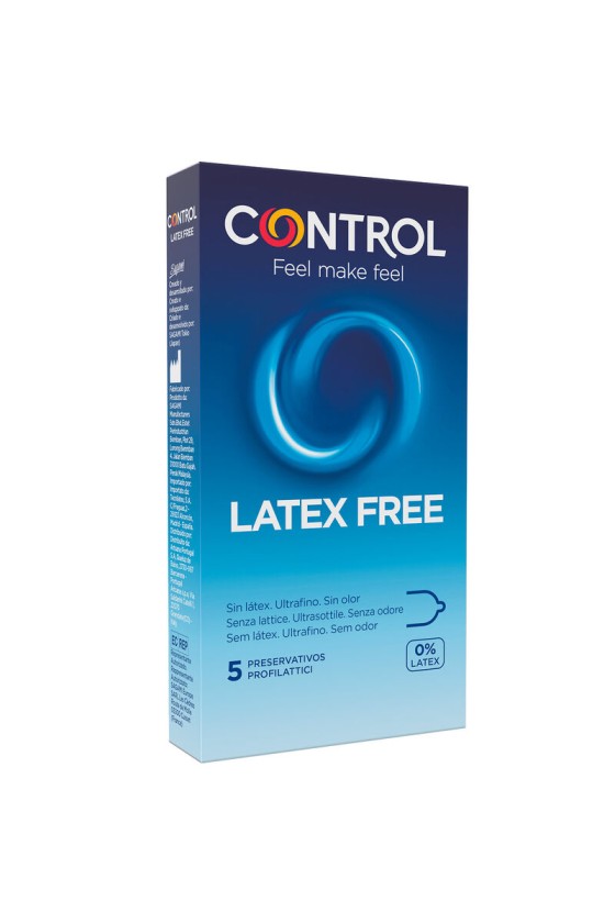 CONTROL - PRESERVATIVOS DE LÁTEX SIN GRÁTIS 5 UNIDADES