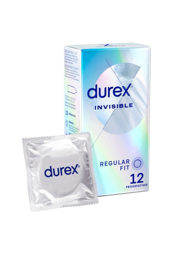 DUREX - INVISIBLE EXTRAFINO 12 UNIDADES