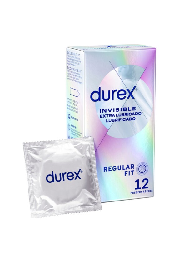 DUREX - INVISIBLE EXTRA LUBRICATED 12 UNITS