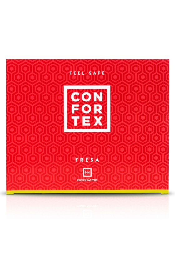 CONFORTEX - CONDOM FRAISE 144 UNITÉS