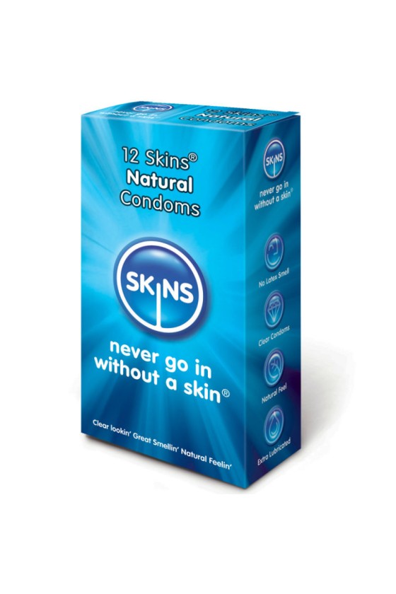 SKINS - PRESERVATIVO NATURAL PACK 12