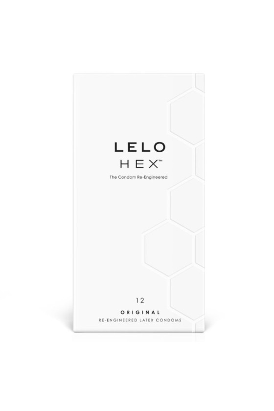 LELO - BOÎTE DE PRÉSERVATIFS HEX 12 UNITÉS