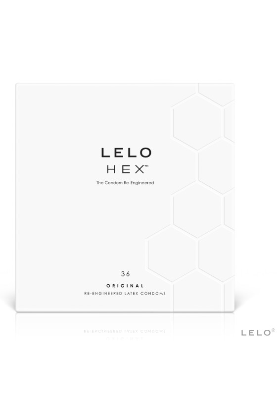 LELO - BOÎTE DE PRÉSERVATIFS HEX 36 UNITÉS