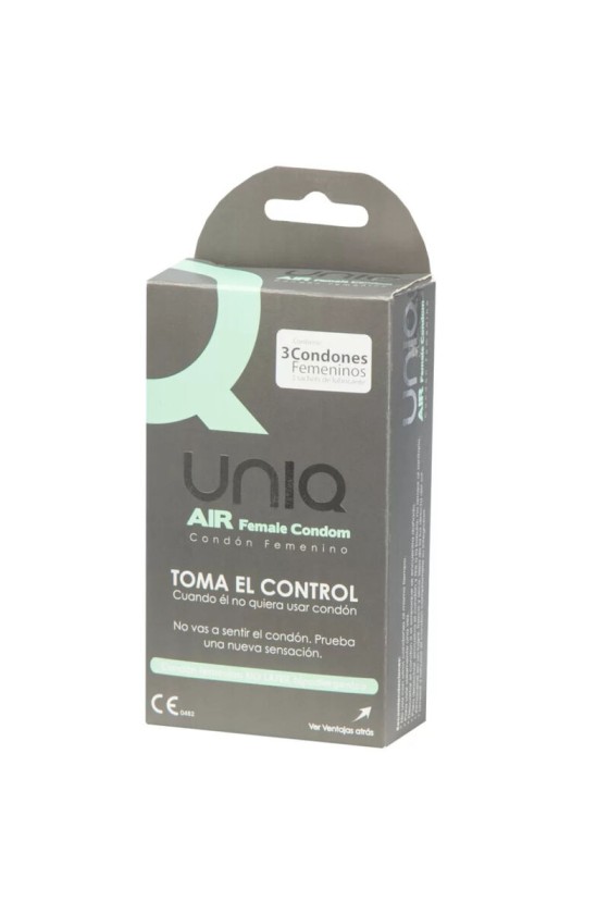 UNIQ - AIR LATEXFREIES WEIBLICHES KONDOM 3 EINHEITEN