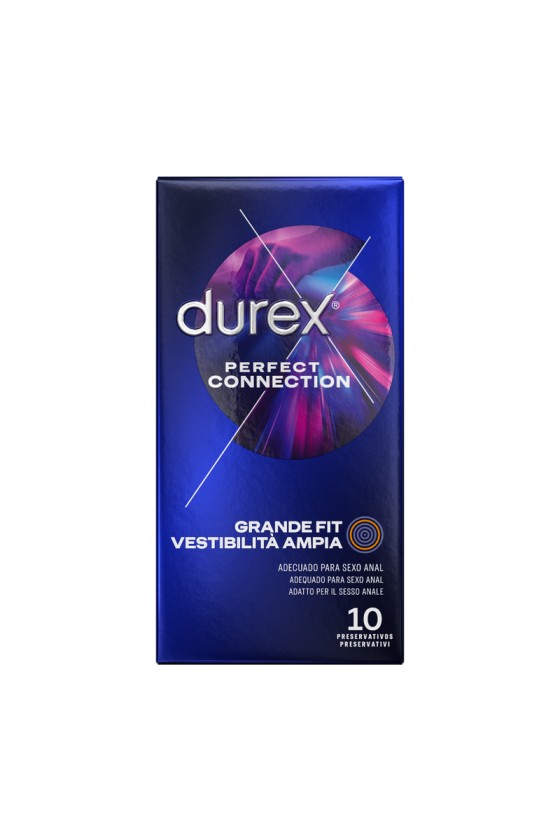 DUREX - CONEXÃO PERFEITA LUBRIFICAÇÃO EXTRA DE SILICONE 10 UNIDADES