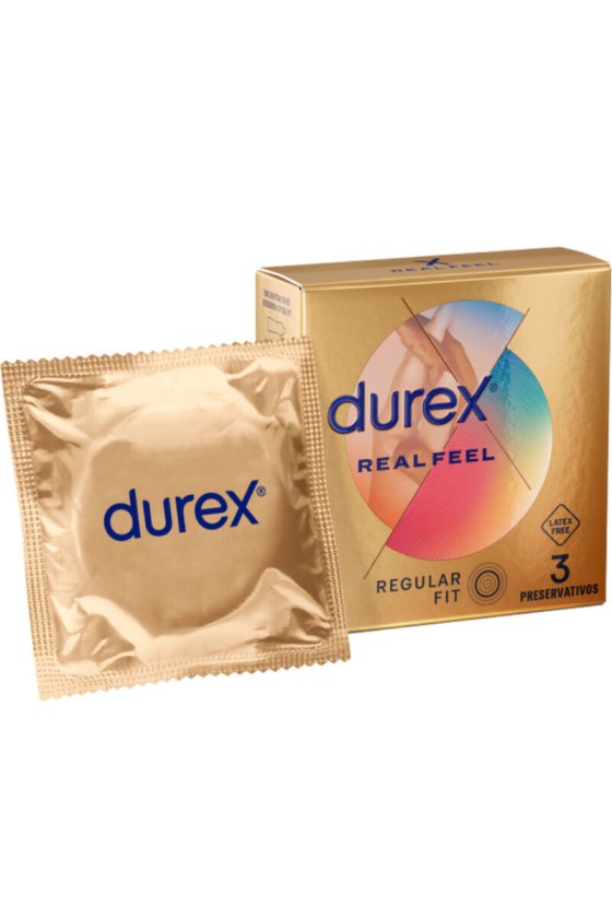 DUREX - PRÉSERVATIFS REAL FEEL 3 UNITÉS