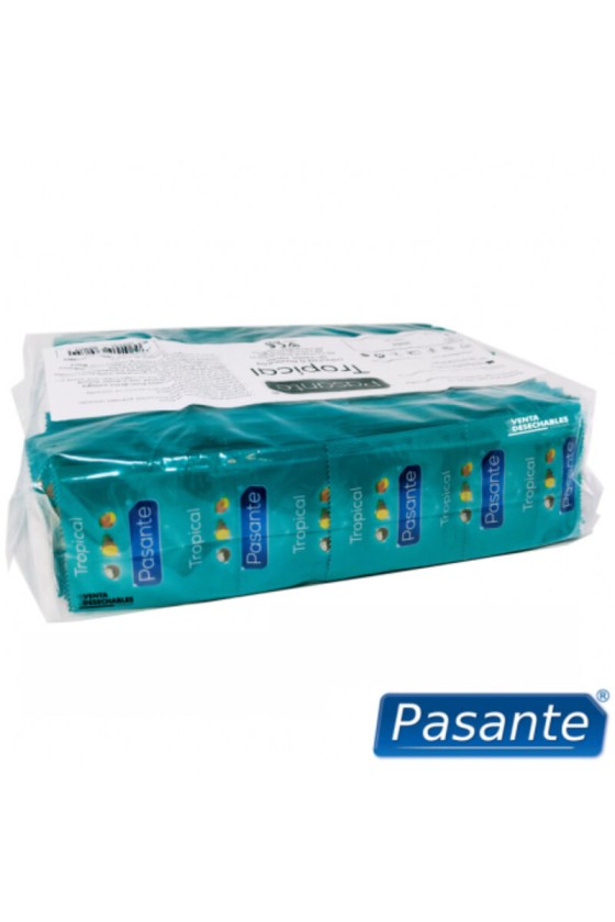 PASANTE - CONDOMS TROPICAL BAG 144 UNITS