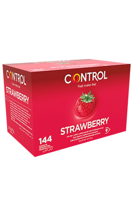 CONTROL - PRESERVATIVI ADAPTA ALLA FRAGOLA 144 UNITÀ