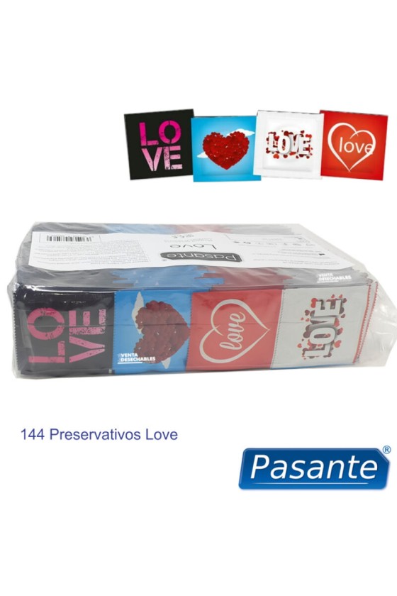 PASANTE - CONDOMS LOVE BAG 144 UNITS