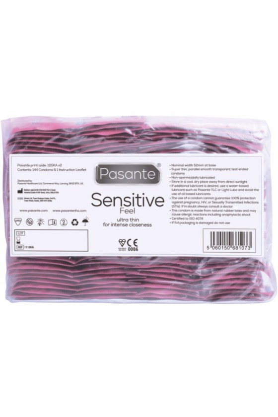 PASANTE - BORSA SENSIBILE PER PRESERVATIVI 144 UNIT