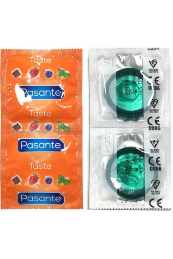 PASANTE - PRÉSERVATIFS SAVEUR MENTHE SAC 144 UNITÉS